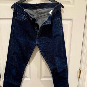 Uniqlo Selvedge Slim Jeans Dark Wash Size 32 x 29